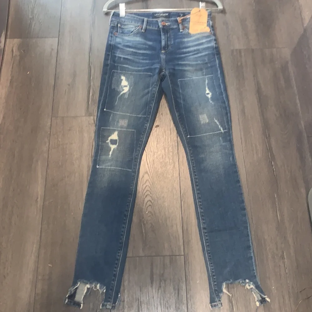 NWT Lucky Brand Ava Skinny Ankle Stitched Jean in South Lake Size 25/ Size 0 - Picture 5 of 14